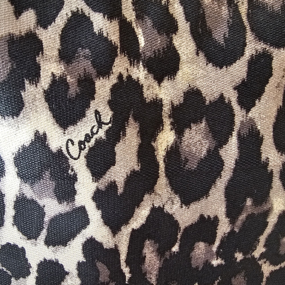 Coach Leopard Print Set: Tote & Wallet - Picture 8 of 13